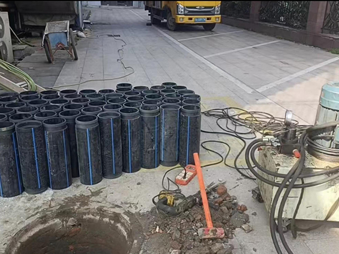 潼关PE置换管厂家 DN315置换管 非开挖管短管置换